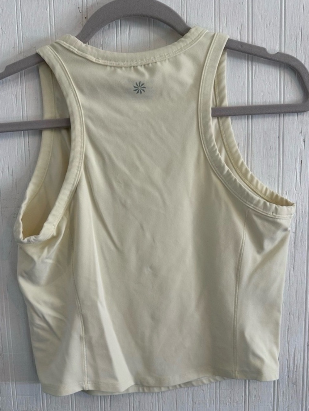 Athleta Women's Light Cream Tank Top - Picture 3 of 3